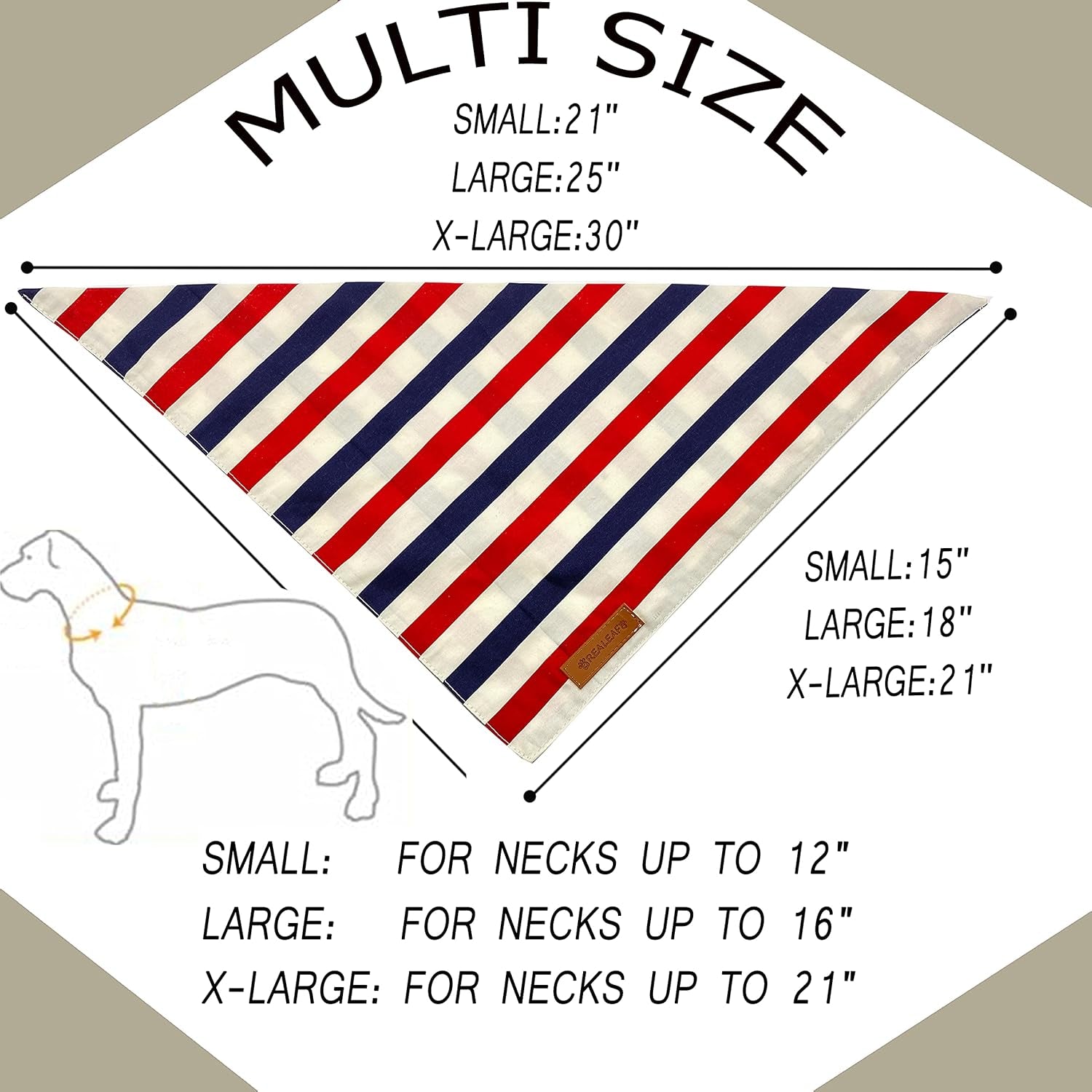 4Th of July Dog Bandanas 2 Pack, Reversible American Flag Pet Scarf for Boy and Girl, Premium Durable Fabric, Patriotic Bandana for Small and Medium Dogs (Small)